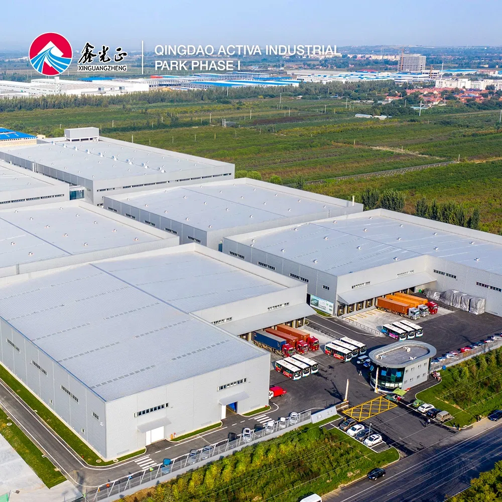 Prefabricated Modular Light Industry Commercial Metal Steel Structure Frame Warehouse Hospital Hotel