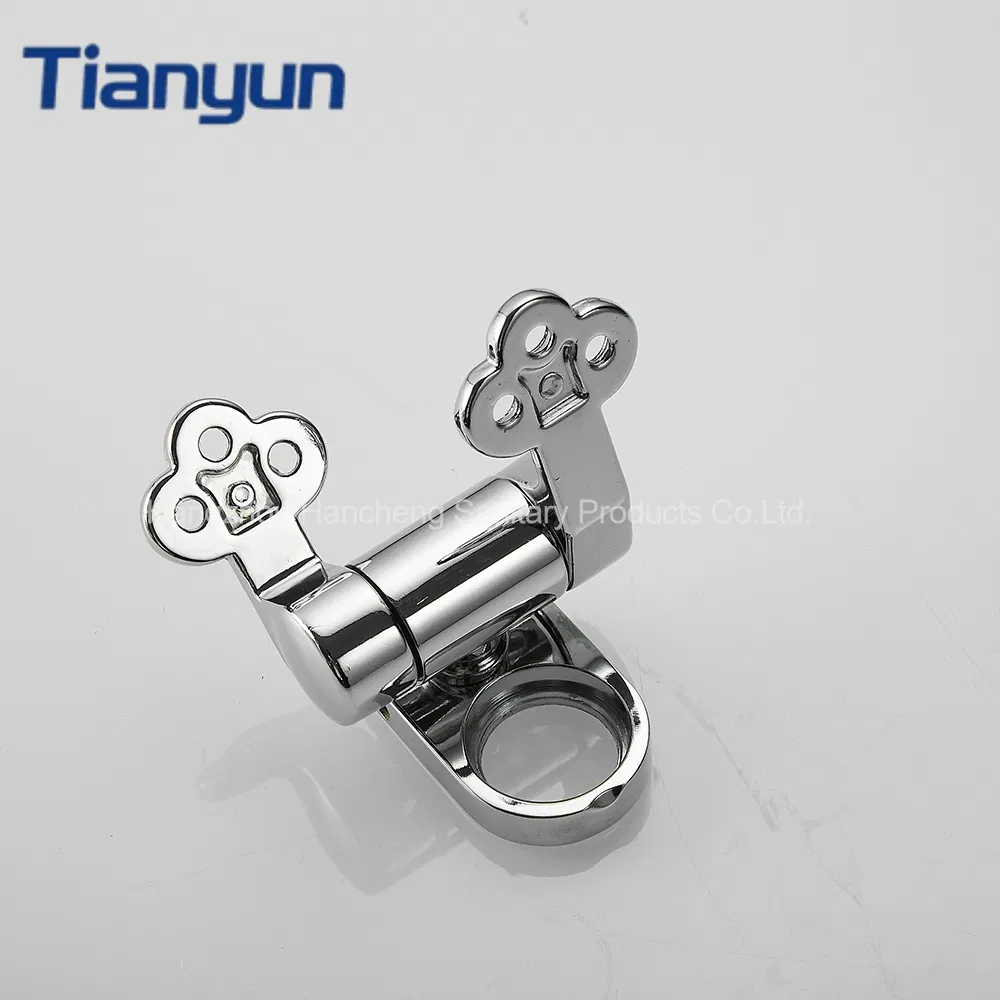 Custom Chromed Zinc Alloy Toilet Seat Hinge with Soft Close Function