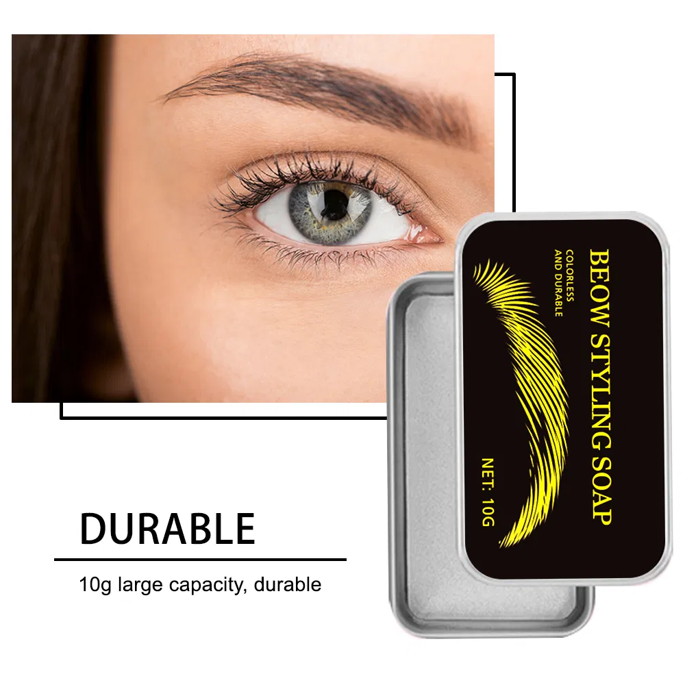 Waterproof Long Lasting Setting Eyebrow Cream Natural Vegan Eyebrow Styling Gel Organic Clear Wild Brow Soap Wax