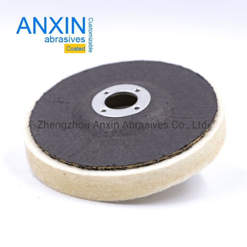 Войлочный лепестковый круг с армированной основой