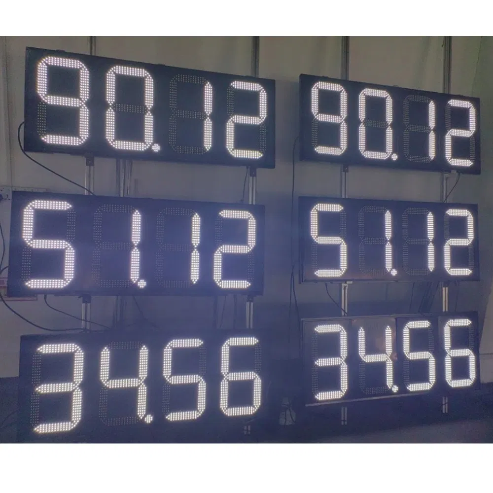 Large 7 Segment LED Display18 Inch 88.88 LED Disay Pemex Gasoline Station Price Board