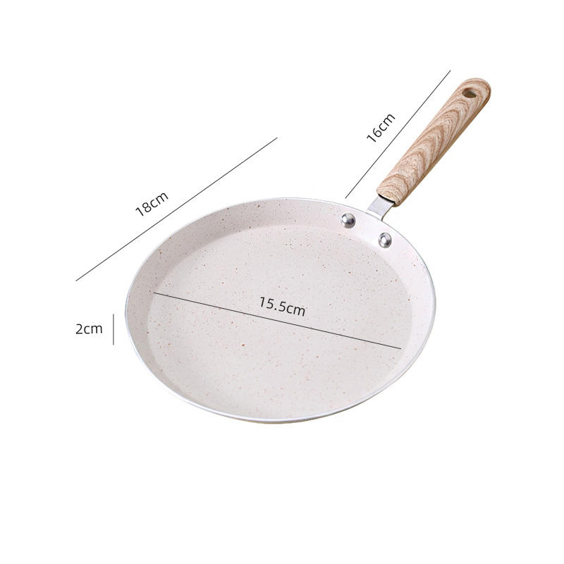 Hot Sale Classic Design Aluminum Round Fry Pan Non-Stick Egg Cooking Cookware Induction Compatible for Kitchen Use