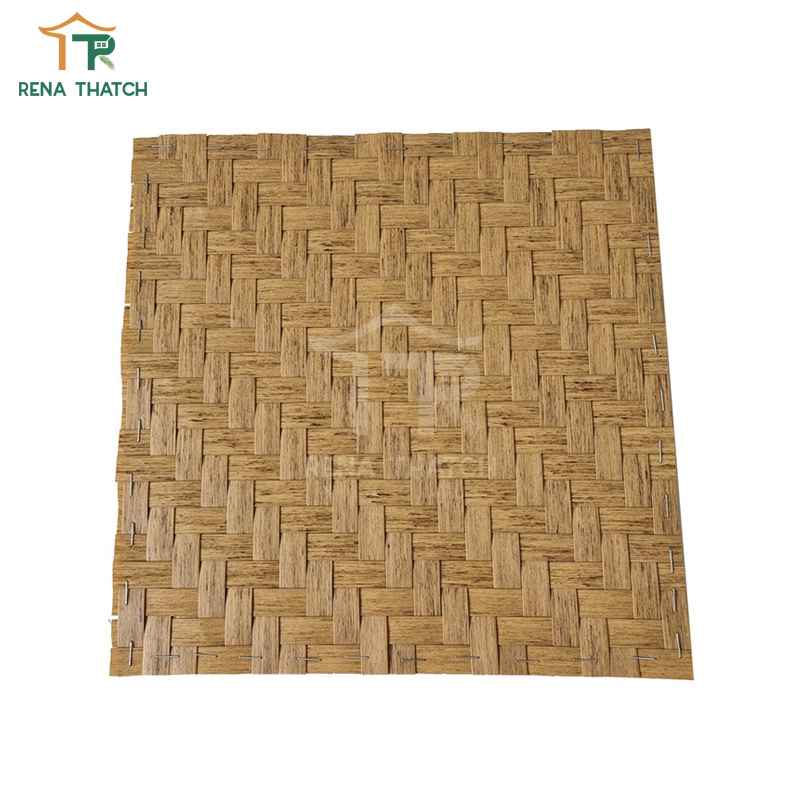 Popular Artificial Straw Weaving Sheet Roof Ceiling Synthetic Plastic Straw Mats