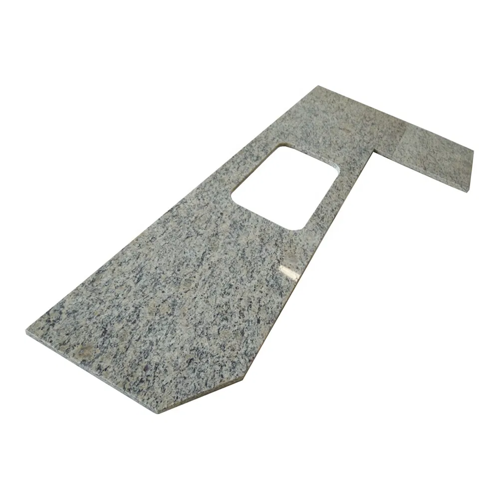 Popular Brazilian Giallo Yellow Granite Stone Colors Countertops for Kitchen