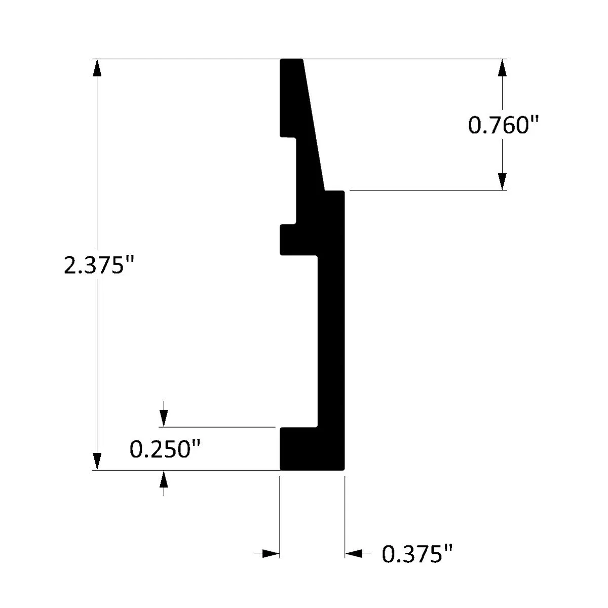Aluminum Metal Wall Mounting Rail Brackets for Hanging Wall Panels