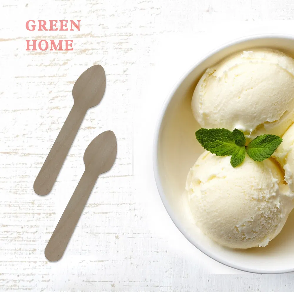 Camping Tableware Wholesale Disposable Wooden Spoon Fork Knife
