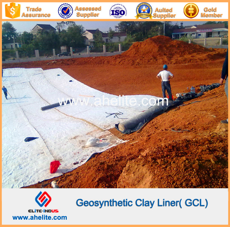 Sodium Bentonite Geosynthetic Clay Liners 4500g for Landfill Projects or Artificial Lake