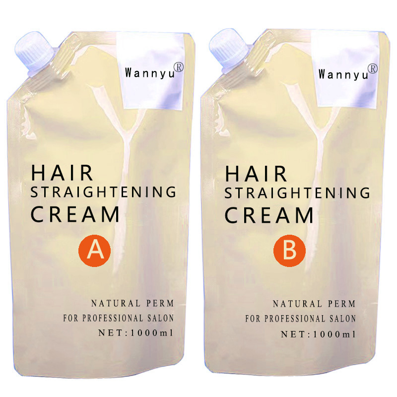 Hair Straightening Cream Kit for Professional Salon Use