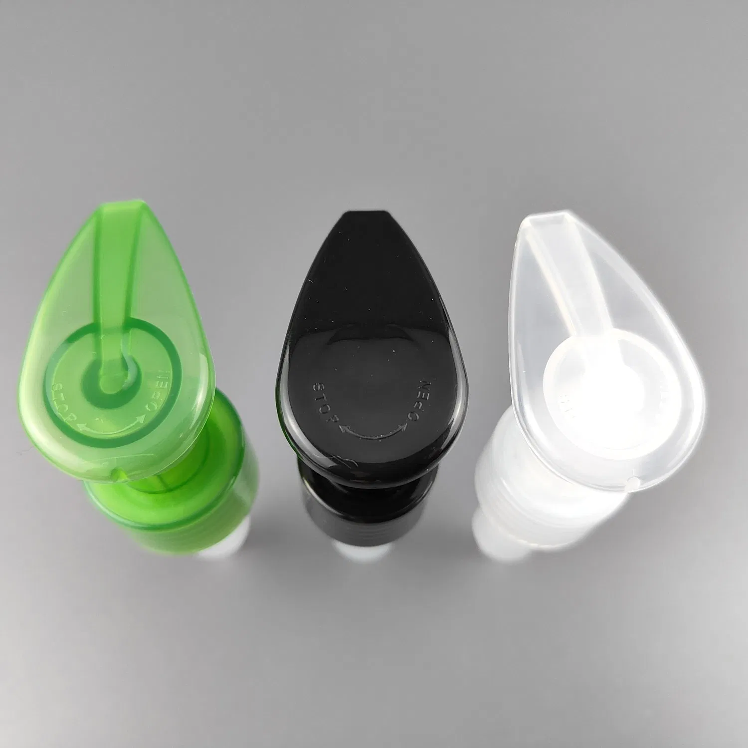 New Design All Plastic Transparent Left Right Lotion Pump for Shampoo