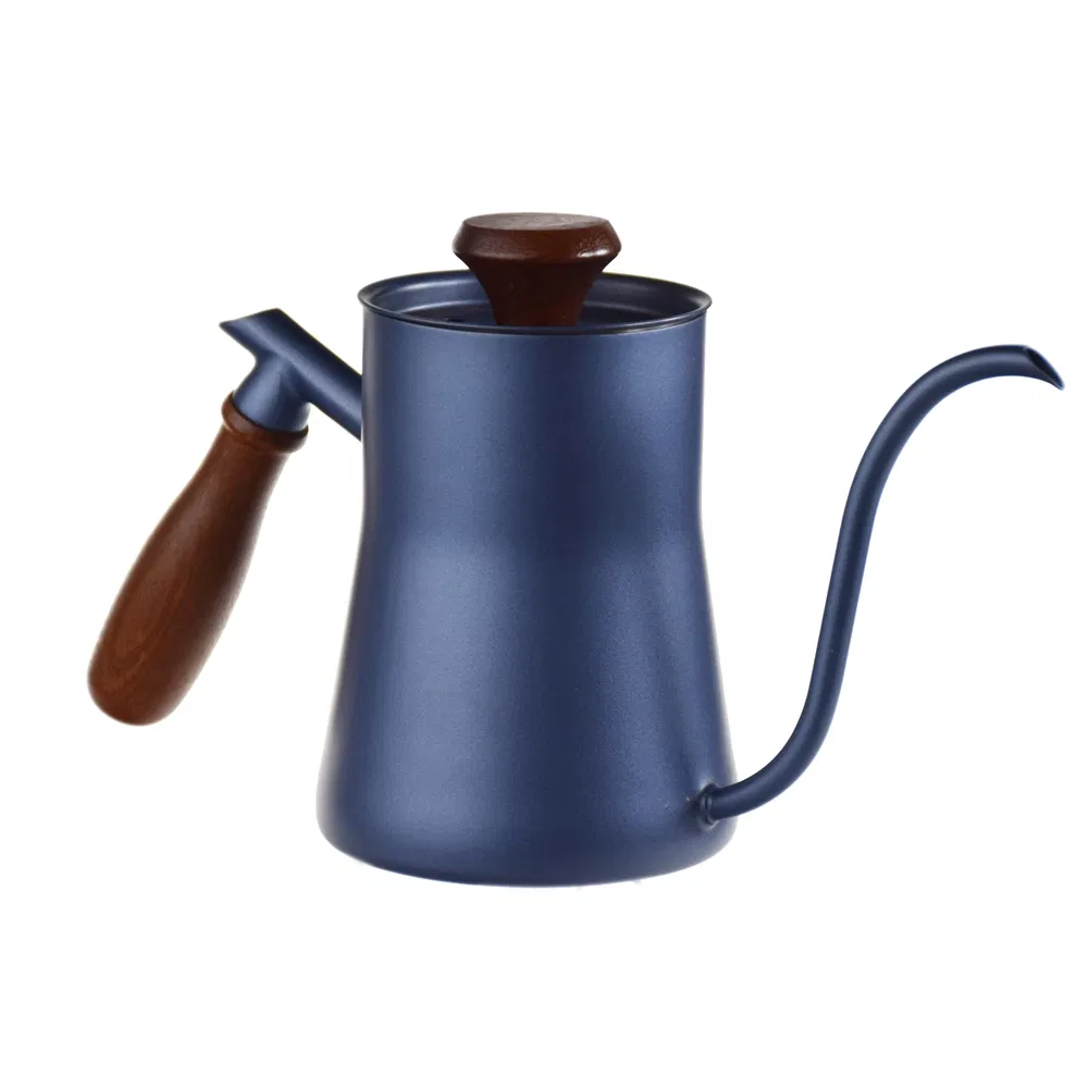 Ecocoffee Customized Gooseneck Sprouts Pour Over Coffee Kettle 550ml Barista Coffee Maker with Therometer