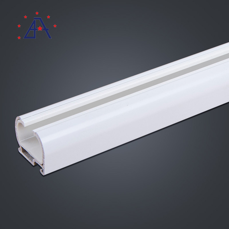 Various Style Powder Coating Extrusion Aluminum Curtain Rod