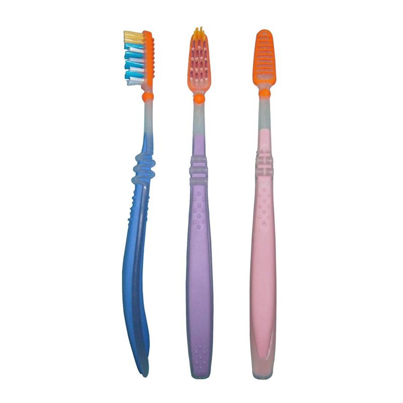 Wholesale OEM Adult Toothbrush Manual Toothbrush Square Head Disposable Hotel Toothbrush