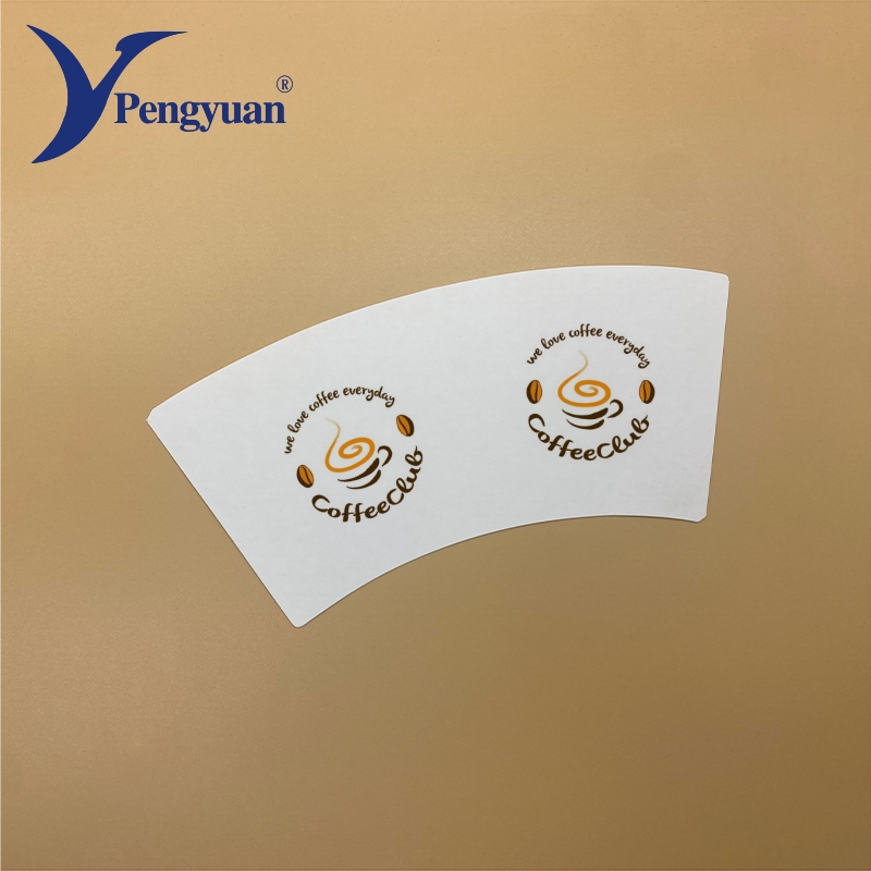 Hot Coffee Cup Paper Fan Disposable Cup Paper Raw Material