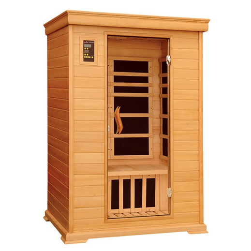Инфракрасная сауна-кабина из хемлока на 2 человек