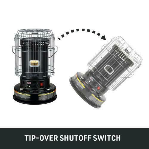 23800 BTU Portable Convection Kerosene Heater Cabin Garage Utility Warmer Indoor