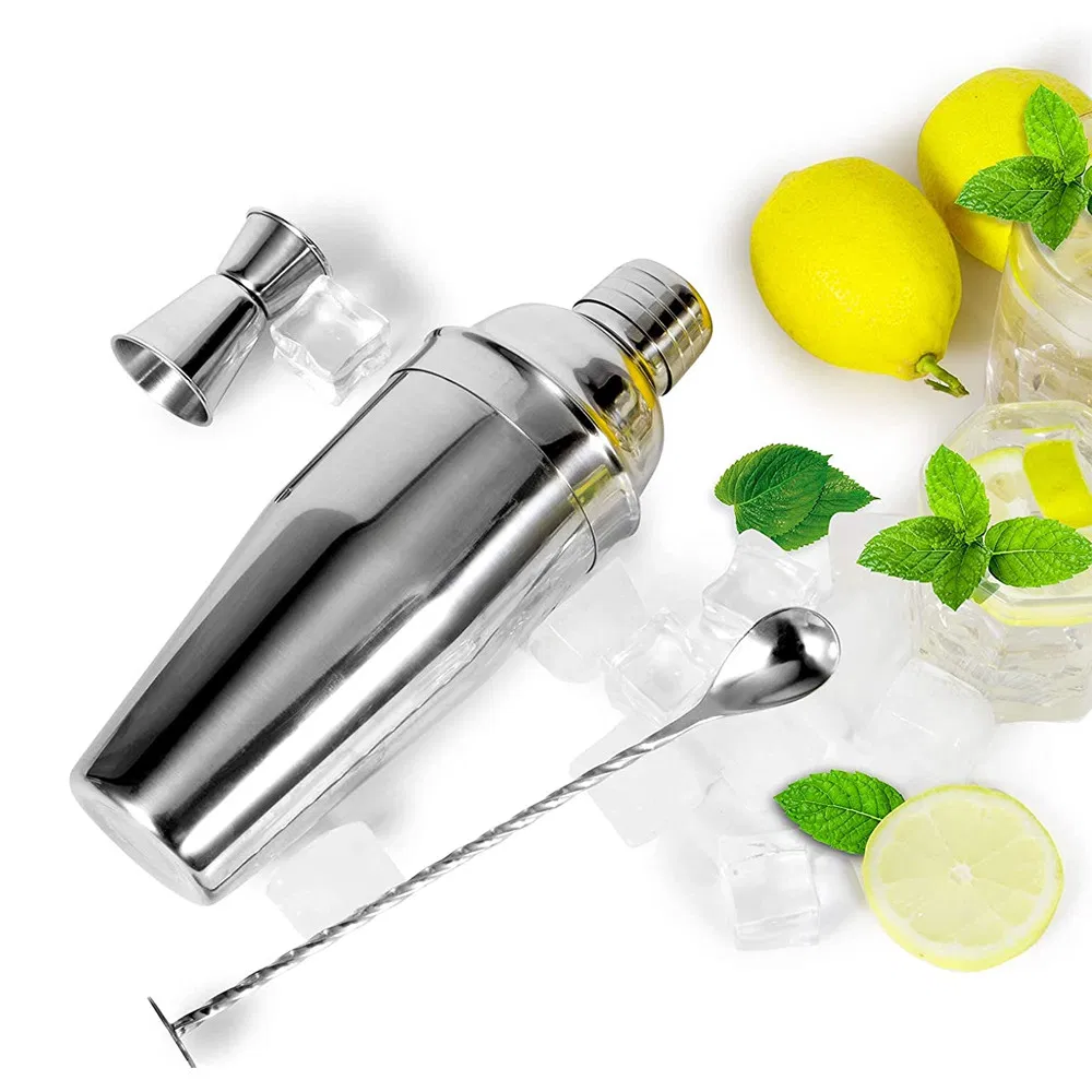 24oz Stainless Steel Cocktail Shaker Bar Set