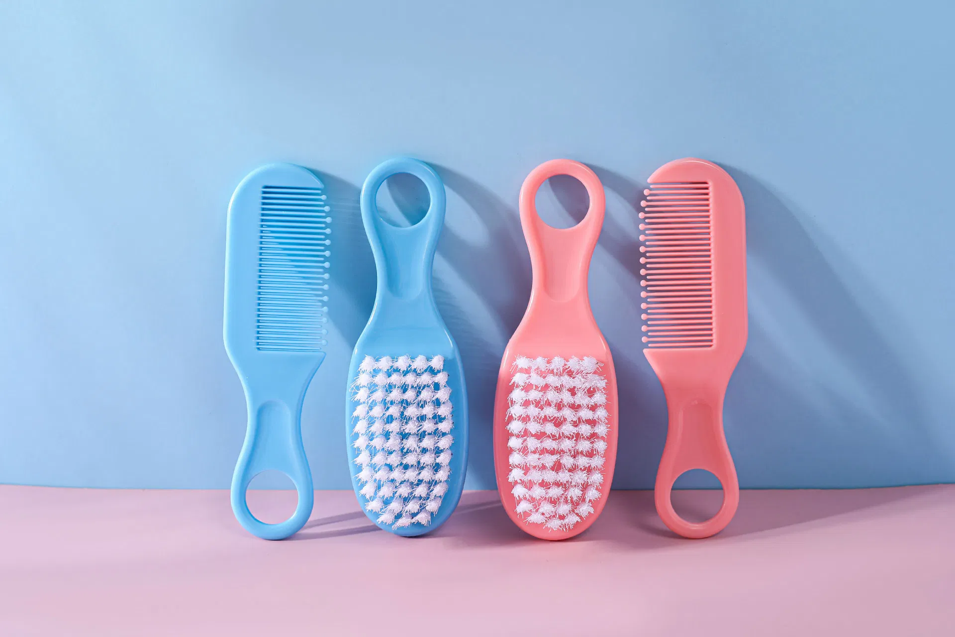 Baby Bath Brush Set Body Massage Grooming With Plastic Comb