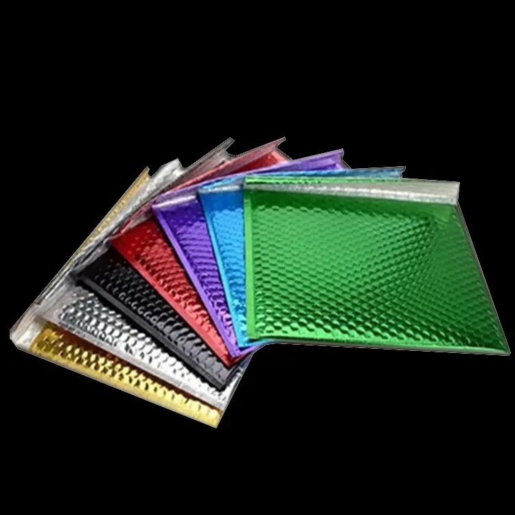 Colorful Aluminized Film Composite Bubbles Courier Mailer for Wrapping