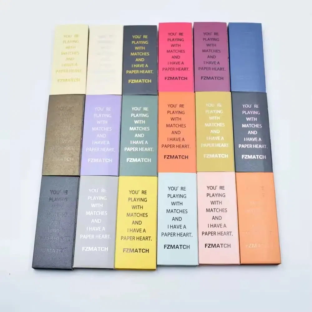 Wholesale Price for Colored Match Candle Match Customize Matchbox Colorful Matchsticks