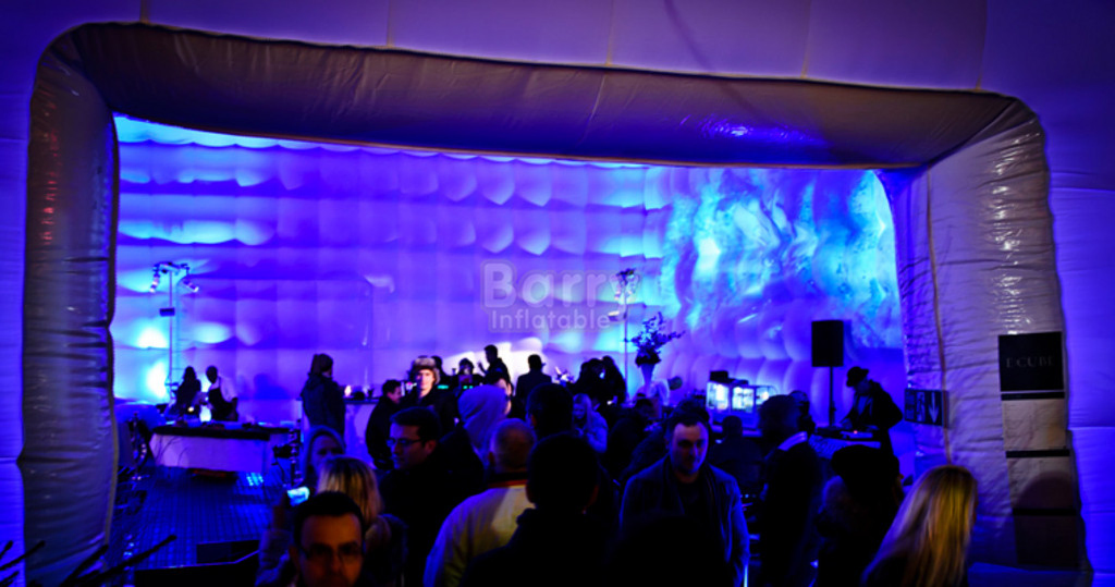 22.9FT Portable Outdoor Party Cube Tent House LED Night Club Tent Inflatable Nightclub Tent for Sale