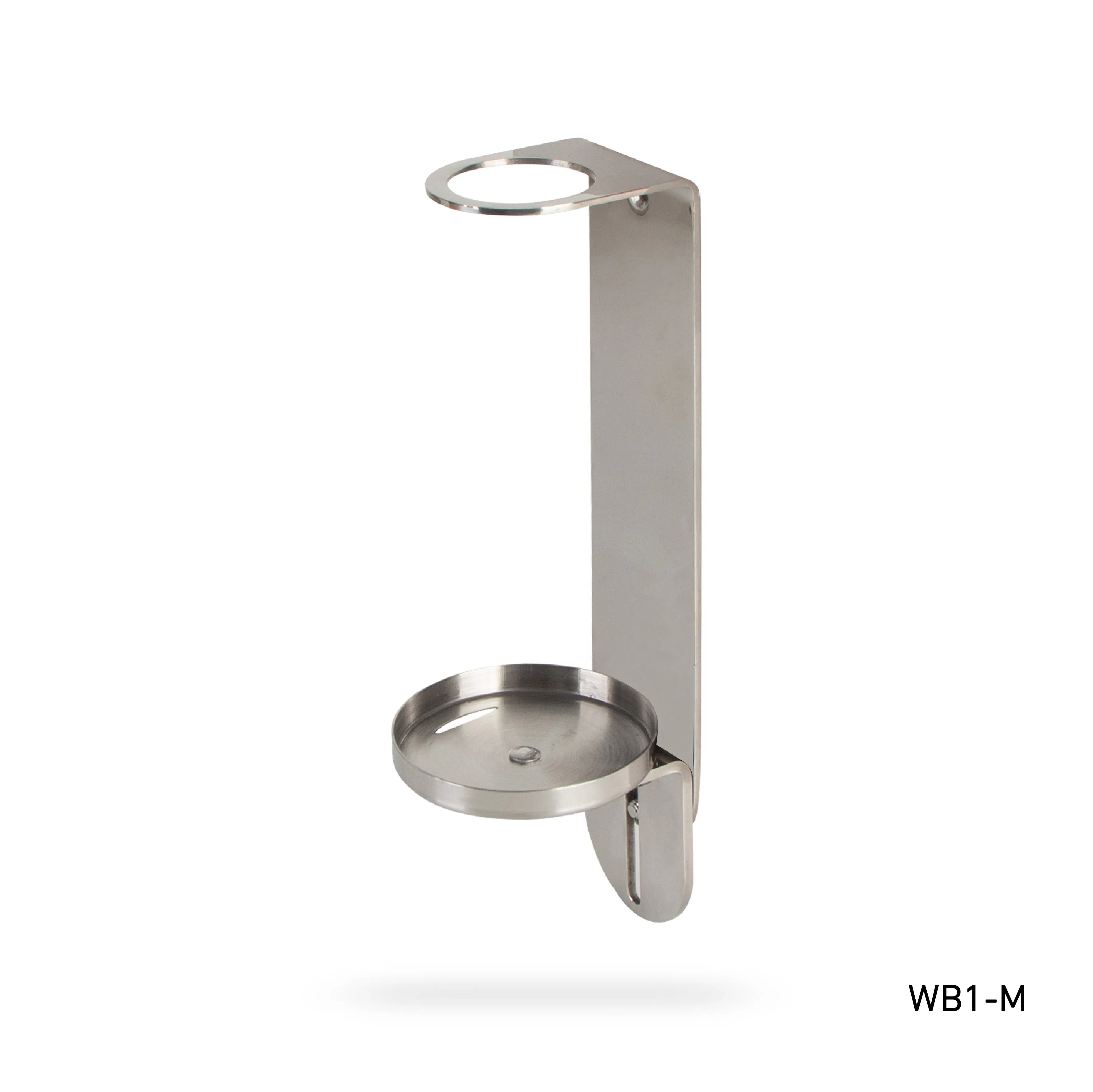 Hotel Amenities Customized Stainless Steel Shampoo Bottle Single Dispenser Bracket