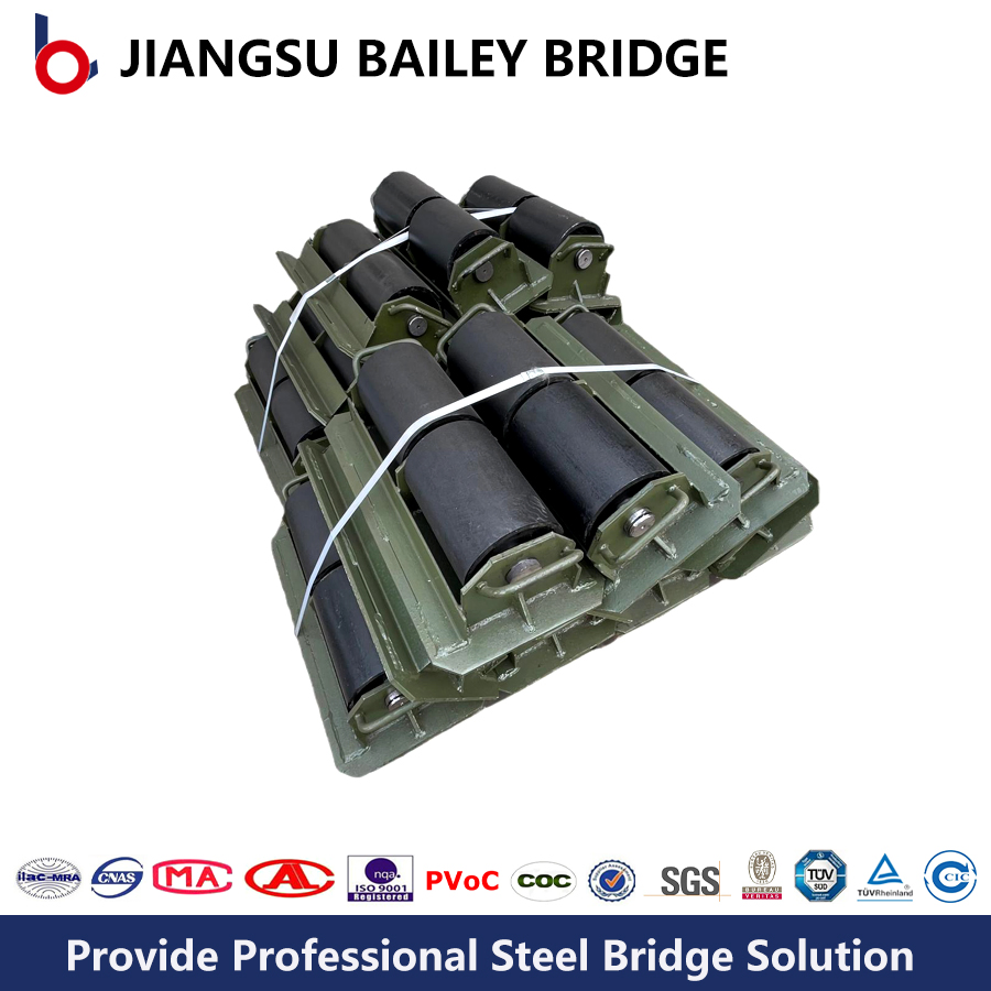 Durable Heavy Duty Wear Resistant Plain Roller Bailey Steel Bridge Construction Price