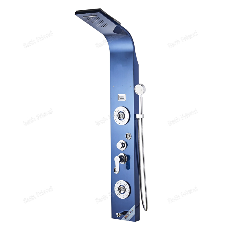 Cheap Price Easy Install Multifunctional Body Jets Shower Column Rectangle SPA Shower Panel