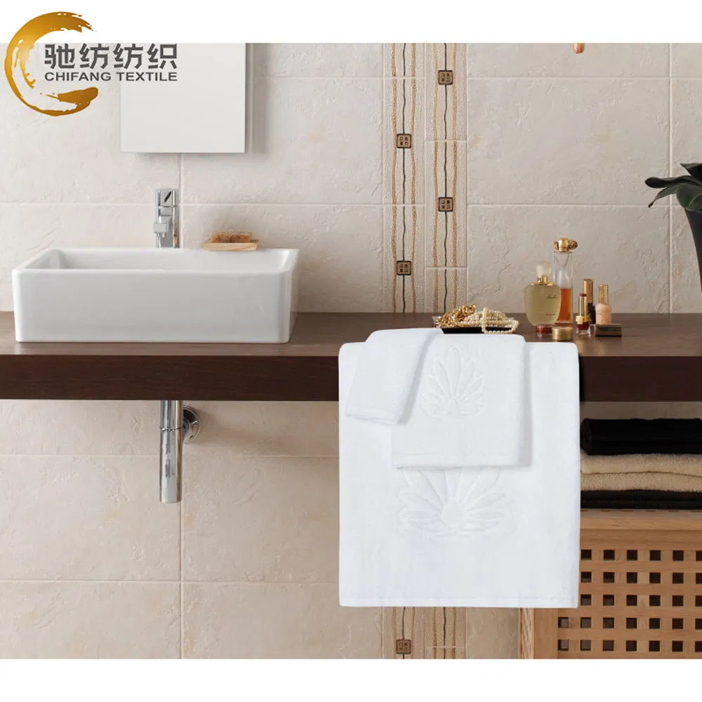 Luxury Towels and Bath Towel Set 100% Cotton for Home and Hotel Large Size White Gray