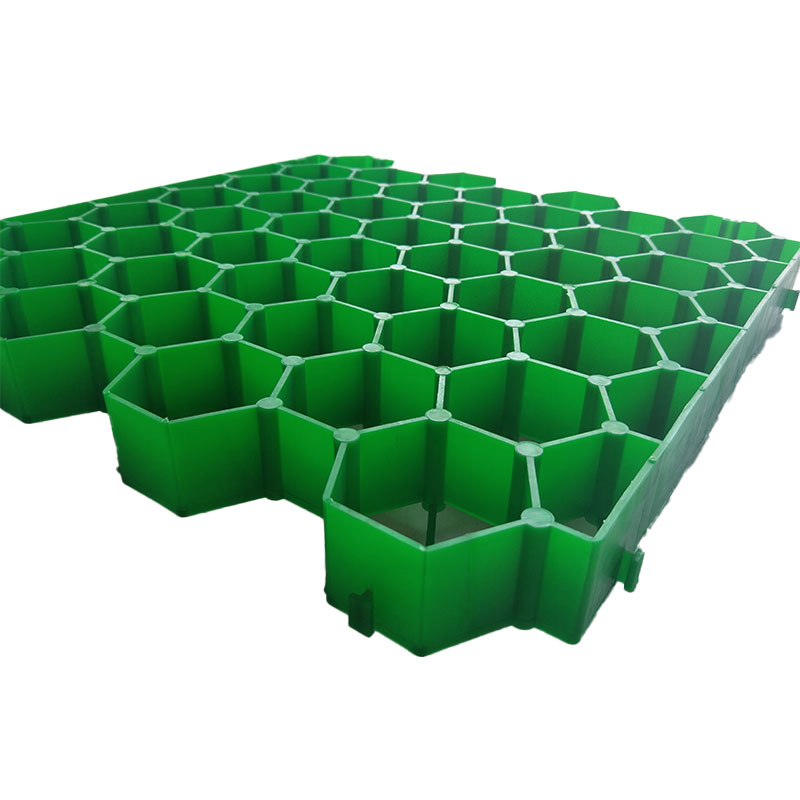 Black Green Easy to Install HDPE Plastic Grass Pavers Height 40 mm 50mm for Parking