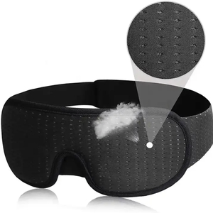 Emf Blocking Contoured Cup Sleeping Mask Soft Breathable Sleep Eye Mask