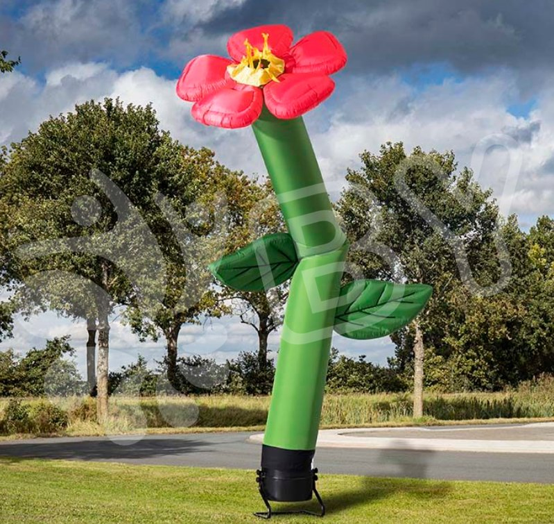 Inflatable Advertising Dancing Tube Huge Heart Top Tube Dancer with Moving Hands for Welcome