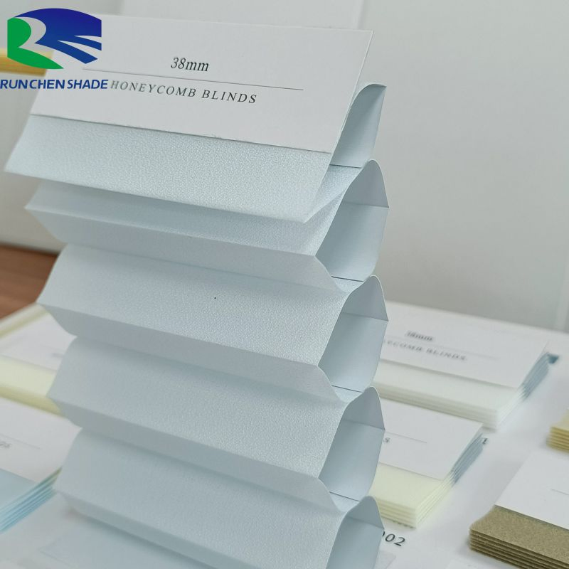 Diverse Selection of Honeycomb Curtain Fabrics in Multiple Sizes and Colors