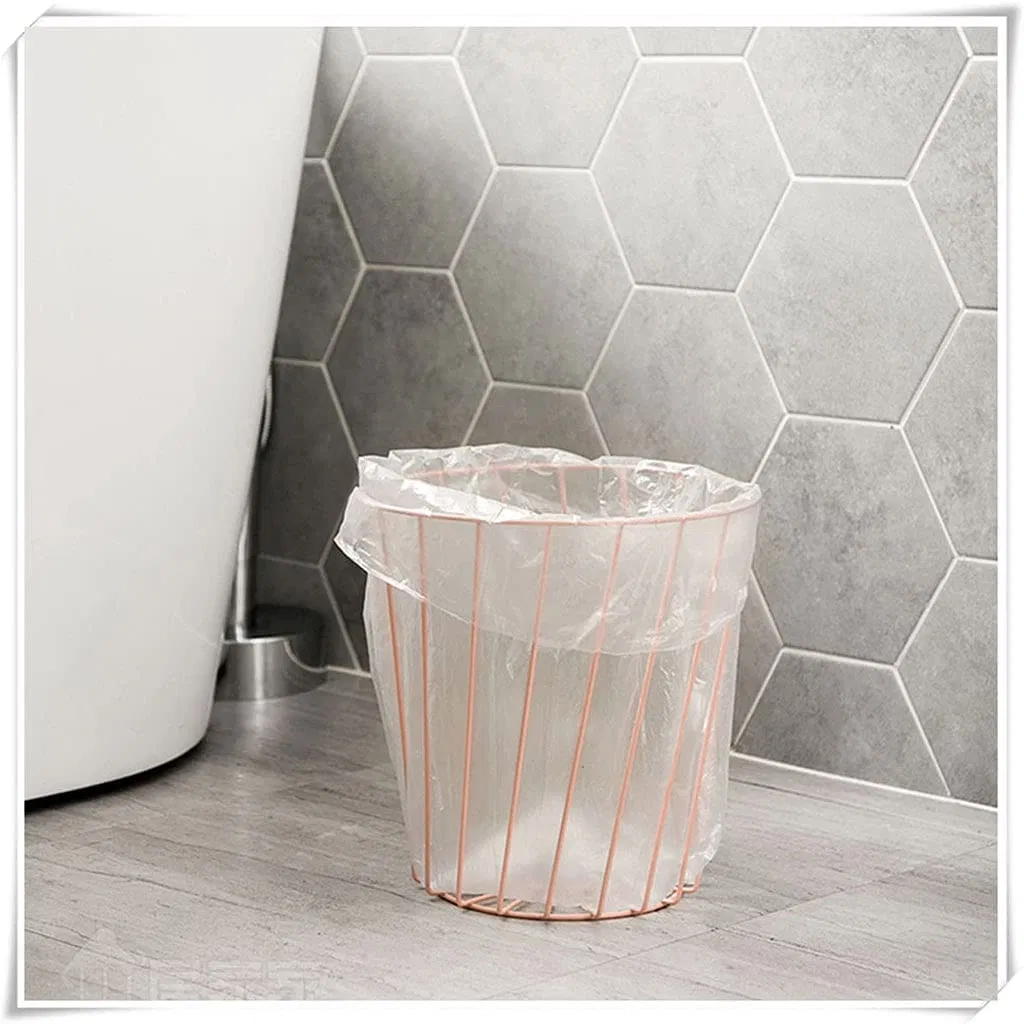 The Hollow Design of The Trash Can Wire Basket for Planter Pot