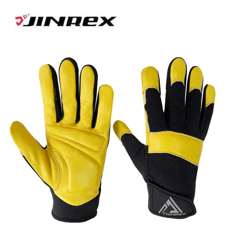Synthetic Leather Construction Working Garden Soft Durable Glove