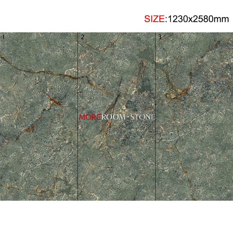 Керамогранитная плита Bookmatch Grey Marble 1230x2580мм
