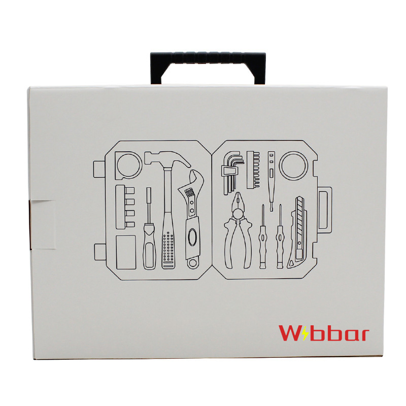 Household Tool Set Commonly Used Hardware Multi-Function Repair 60-in-One Tool Box