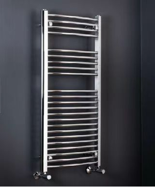 Water Heating Chrome Towel Rack Radiator