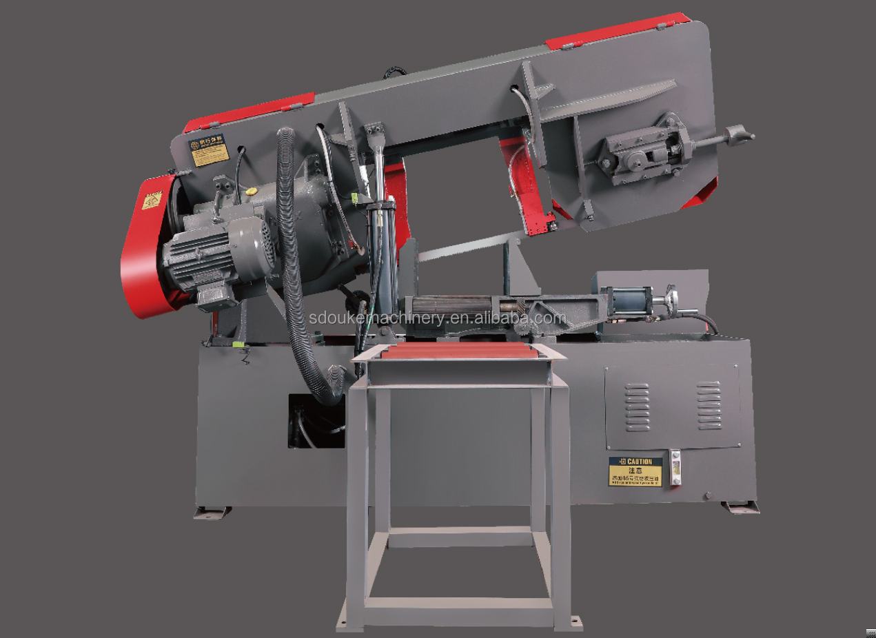 Ленточная пила гидравлическая двухколонная угловая