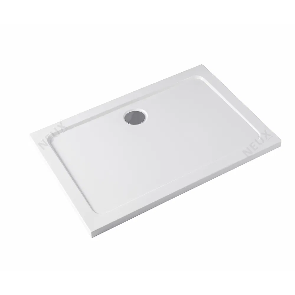 Customization Modern White Bathroom Rectangle ABS Shower Base Tray