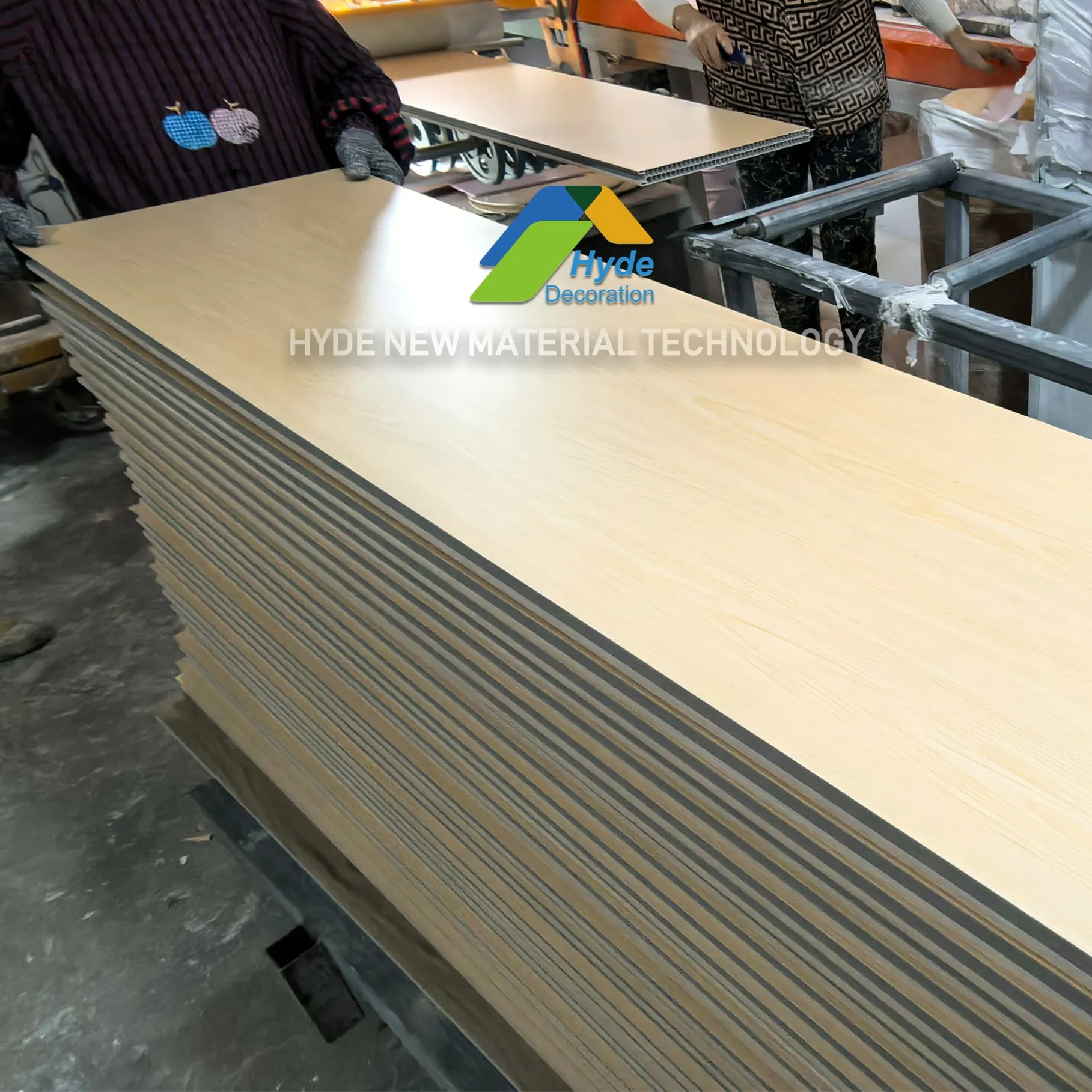 400mm*26mm*2900mm Indoor Fire Retardant High Rigidity Hollow Room PVC Partition Wall