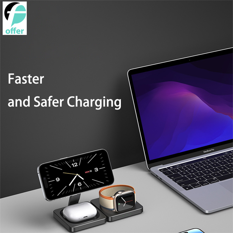 Магнитная док-станция 3-в-1 MagSafe для iPhone