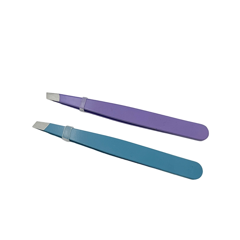 Professional Precision Facial Hair Remover Slanted Stainless Steel Eyebrow Tweezer