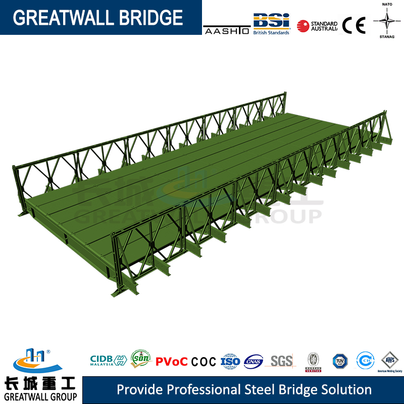 Modular Bridge Portable Steel Temporary Bridge Preferential Manufacturers