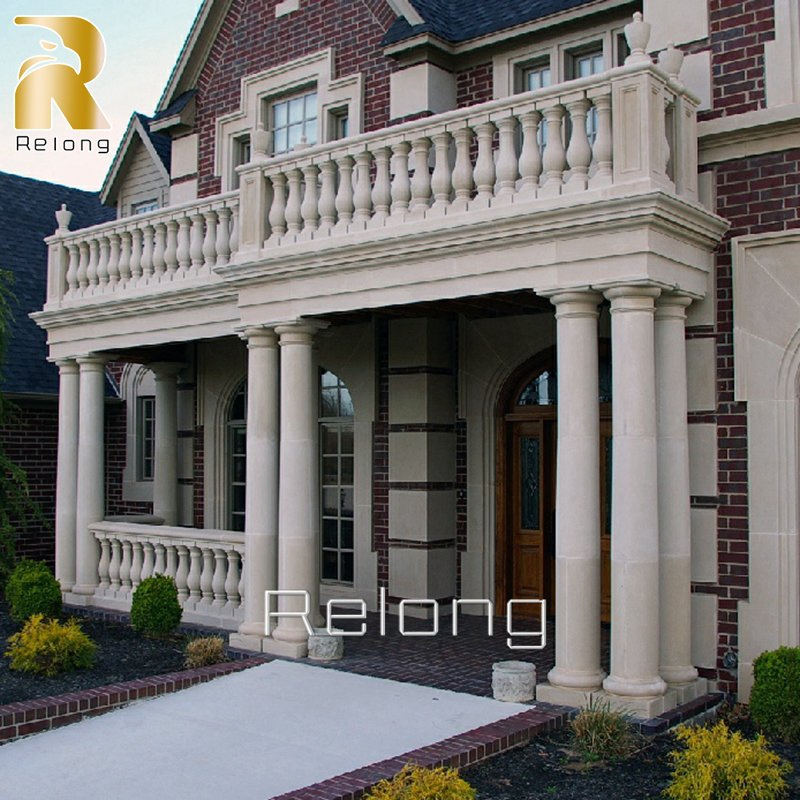 Custom Architectural Marble Stone Balcony Balustrades Granite Baluster for Sale