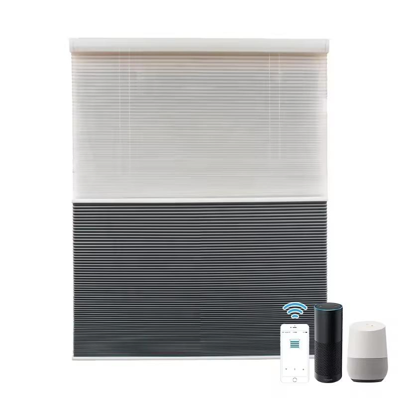 Motorized Blind Tension Holding Top Down Bottom up Electric Blind