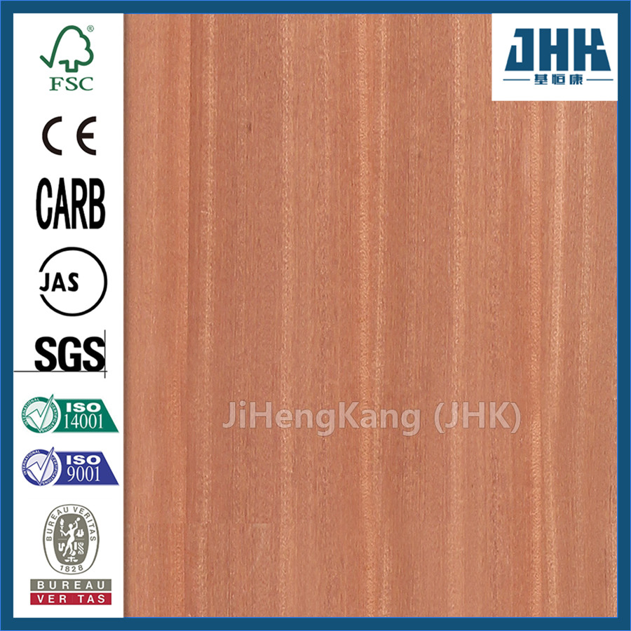 Jhk Customized Teak Veneer HDF Laminate Molded Door Skin