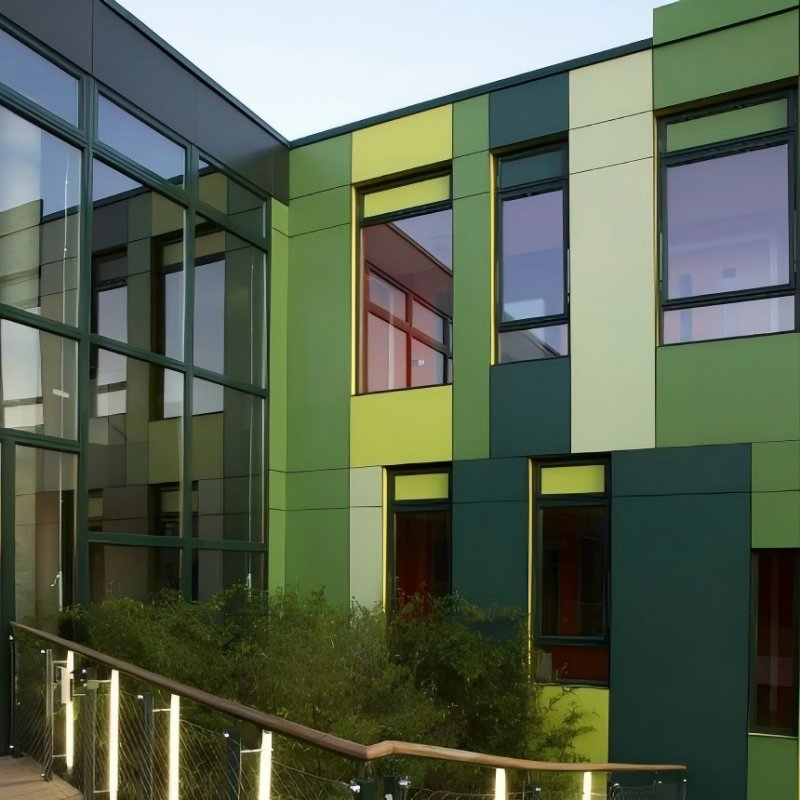 Fireproof Anti-UV Building Material Compact Laminate Sheet for Exterior Wall