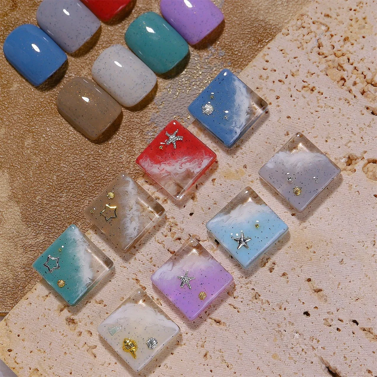 Wholesale New Sea Salt Sand Nail Polish Pop Color Coral Phototherapy Gel Nail Gel Polish