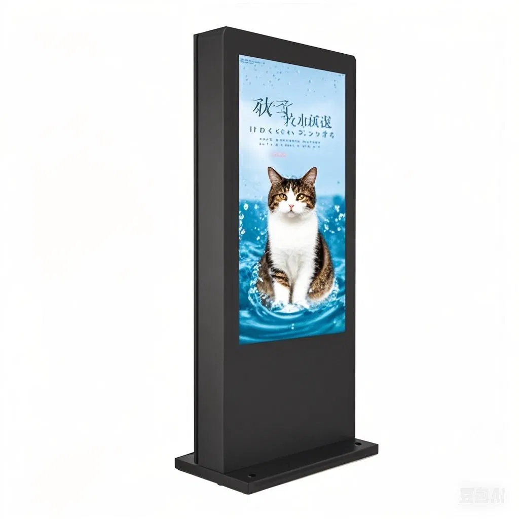 Professional Outdoor Vertical LCD Digital Signage with No Touch and Touch Optional
