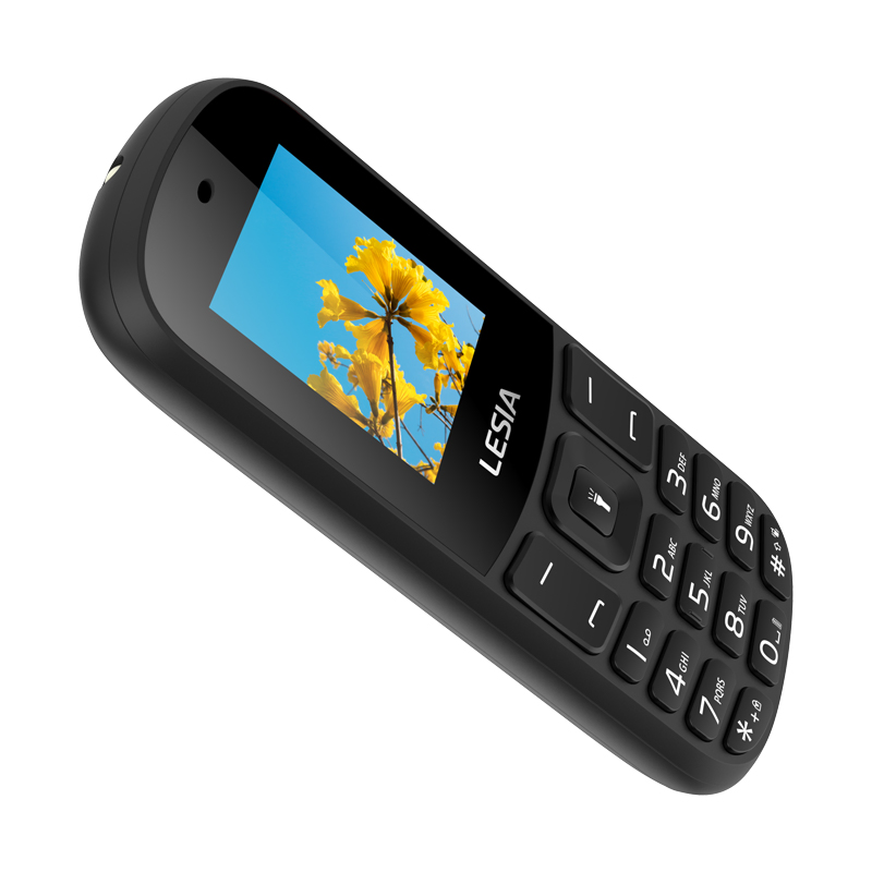Кнопочный телефон Lesia LS1751, 1.77", 2 SIM, FM-радио